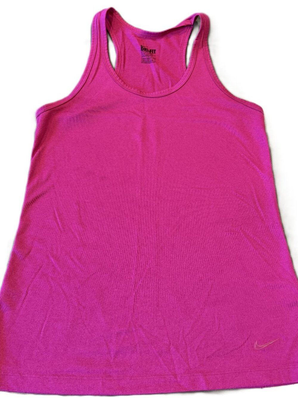 Nike Women's Pink Dri-FIT Racerback Workout Tank Top Size Small Regular Fit